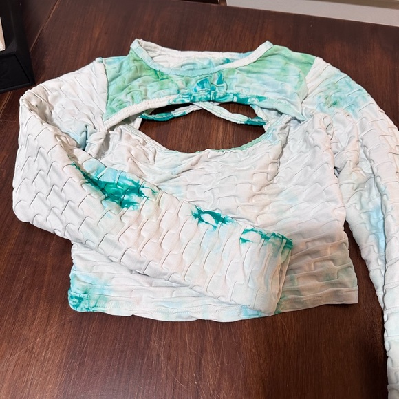 Brazilian Work Out Set in Tye Die- One Size - Picture 6 of 9